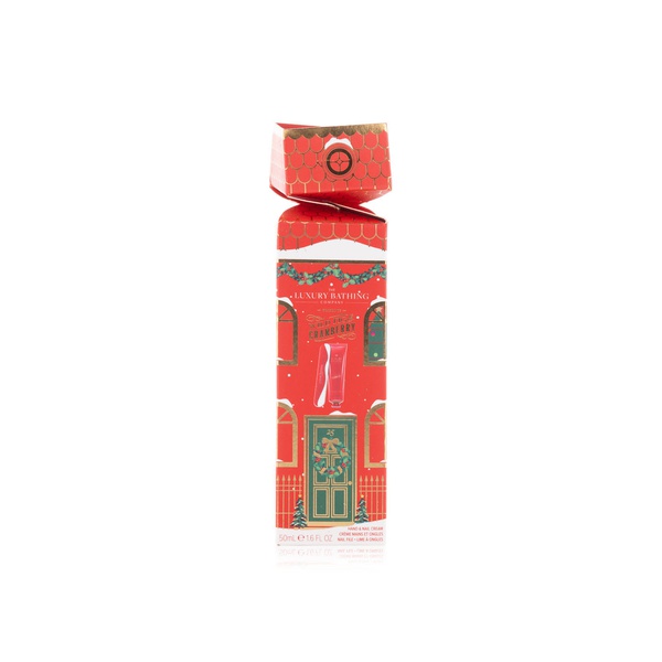 Luxury Bathing Co Wild Fig and Cranberry Hand and Nail Cream Gift Set 50ml