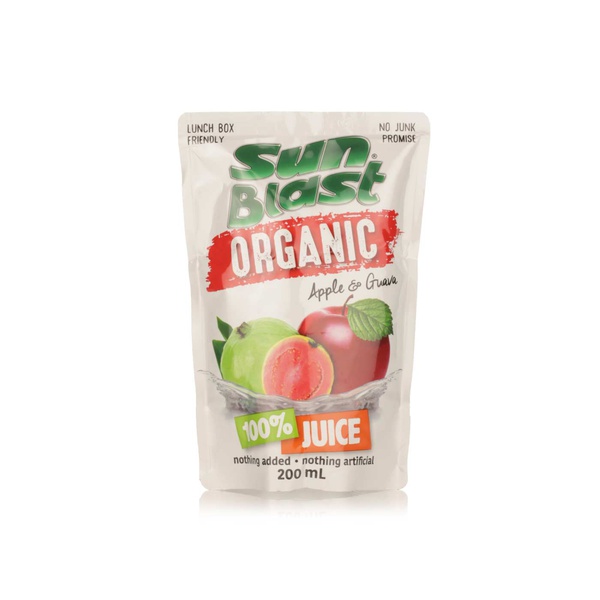 Buy Sunblast organic apple and guava juice 200ml in UAE