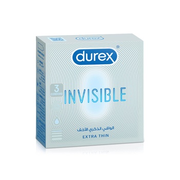 Durex Invisible Extra Thin Condom x 3