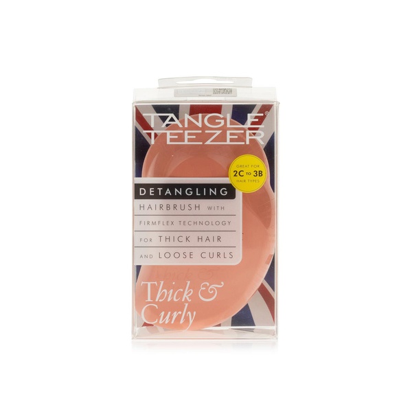 Buy Tangle Teezer thick & curly detangling hairbrush terracotta in UAE