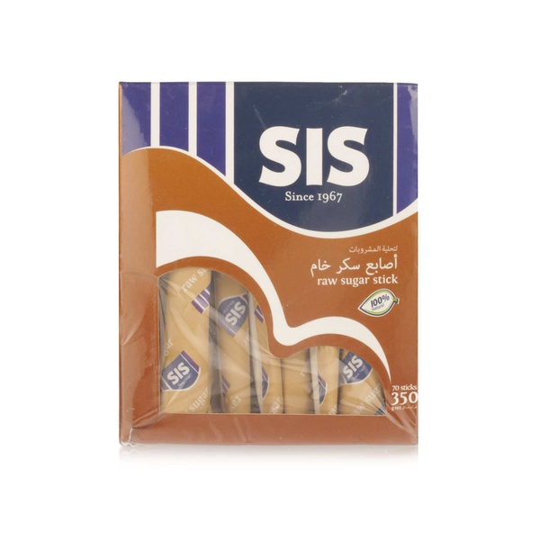 Buy Sis raw sugar sticks x70 350g in UAE