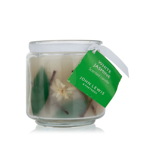 John Lewis inclusion white jasmin candle Spinneys UAE