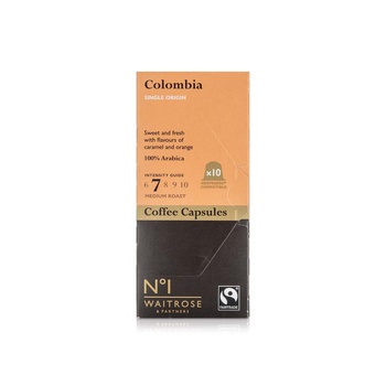 Waitrose Colombian Coffee Capsules 54g