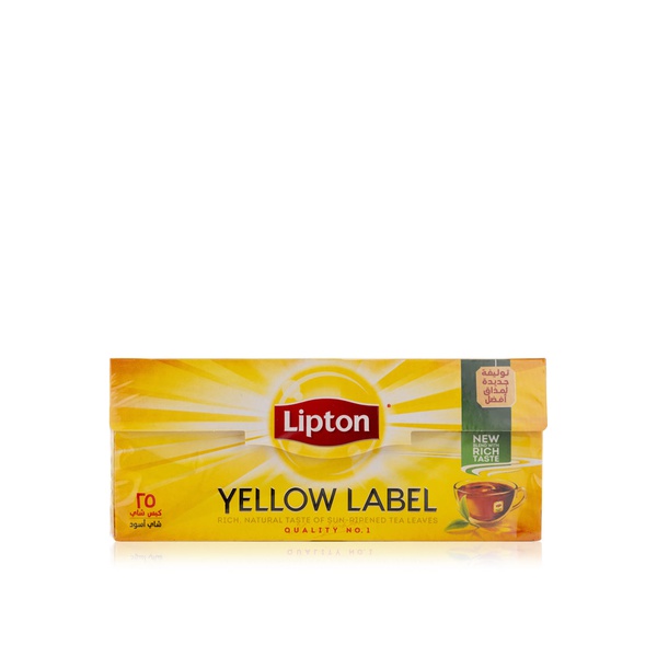 اشتري Lipton yellow label tea bag caddy 25s 2g في الامارات