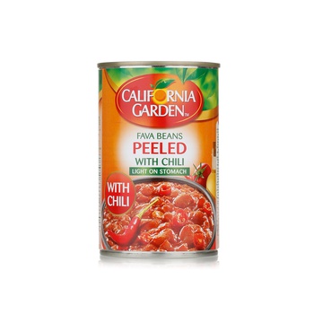 California Garden Peeled Fava Beans with Chilli 450g