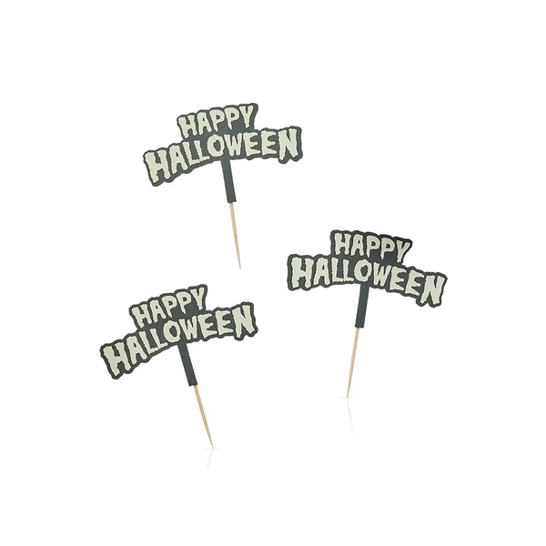 Hootyballoo Happy Halloween Food Picks x 12