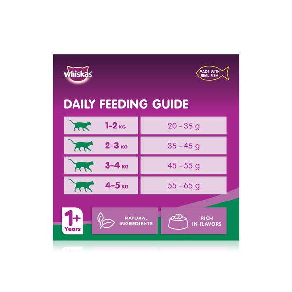 Whiskas Dry Cat Food for Adults 1+ Years with Tuna 3kg