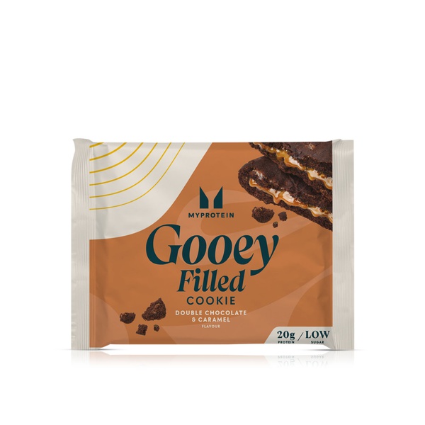 Myprotein Gooey Filled Cookie Double Chocolate and Caramel 75g