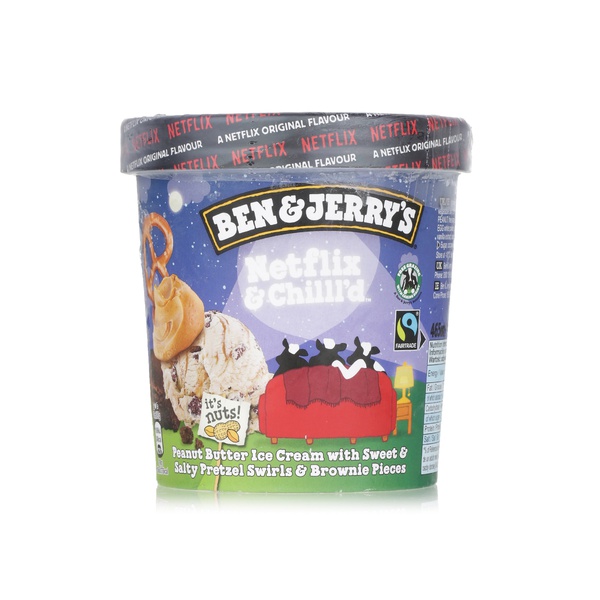 Buy Ben & Jerrys ice cream netflix & chilld 465ml in UAE