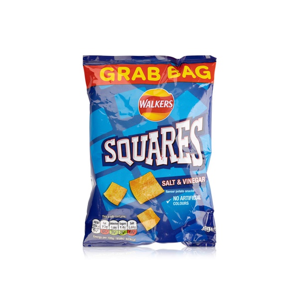 Walkers Squares Salt and Vinegar 40g