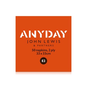 Waitrose Essential Napkins x 50