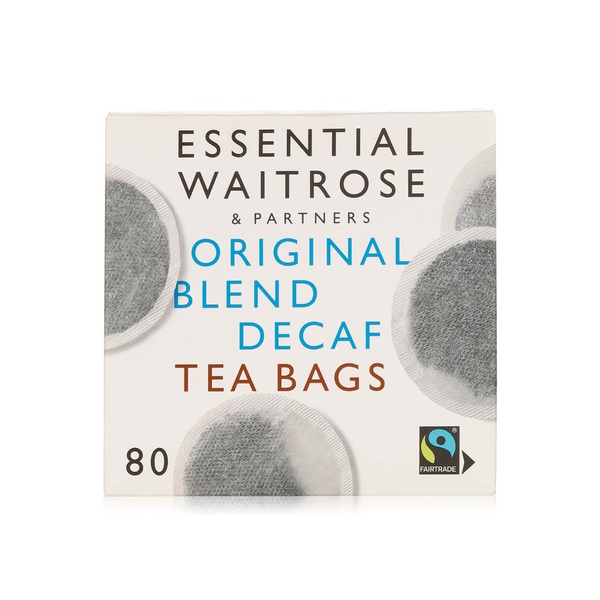 Waitrose Essential Original Blend Decaf Tea Bags 250g