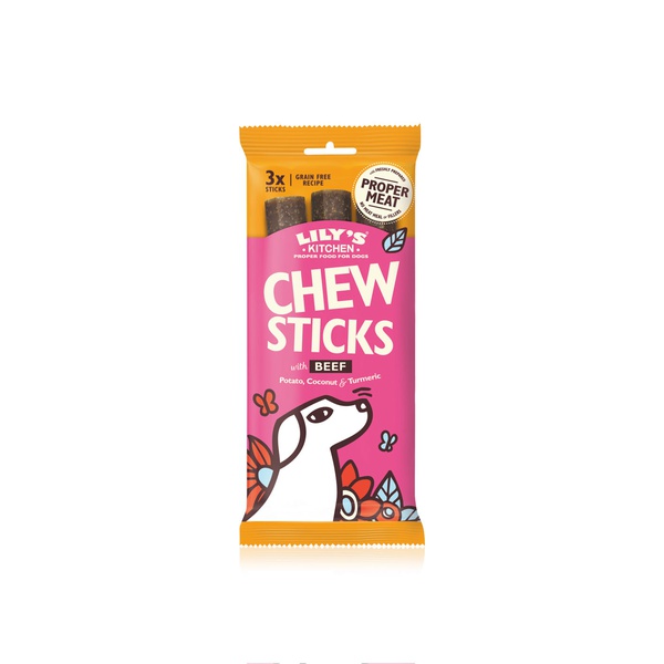 Lily's Kitchen Dog Chew Sticks with Beef 120g