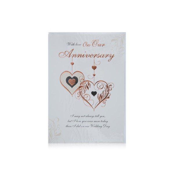 UK Greetings with Love on Our Anniversary Card