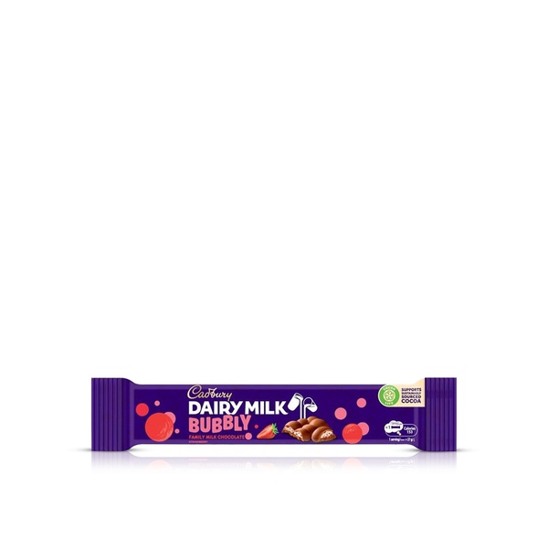 Cadbury Dairy Milk Bubbly Strawbery Chocolate 27g