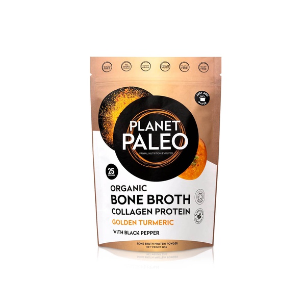 Planet Paleo Collagen Protein Golden Turmeric 225g