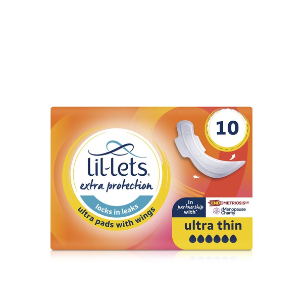 Lil-Lets Extra Protection Ultra Thin Pads x 10