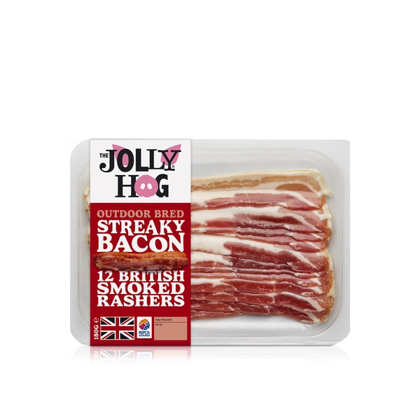 The Jolly Hog Smoked Streaky Bacon 180g