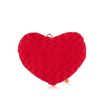 Party Magic Valentine's Day Heart Shaped Rose Cushion 40cm