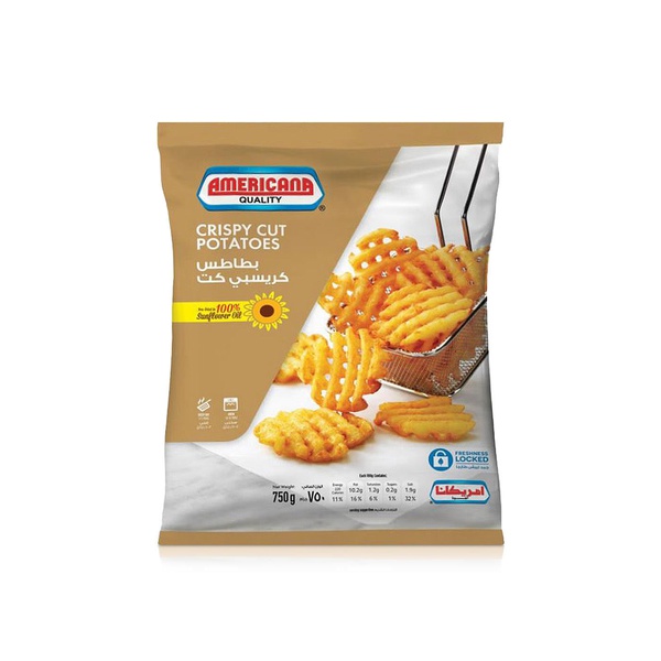 Americana Frozen Crispy Cut Potatoes 750g