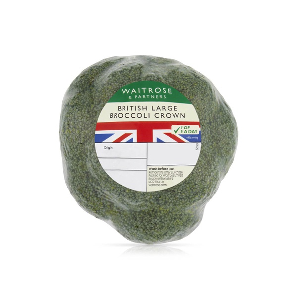 Waitrose Large British Broccoli Crown 300g
