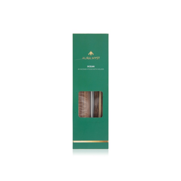 Aura Myst Ocean Incense Stick with Wooden Holder x 40
