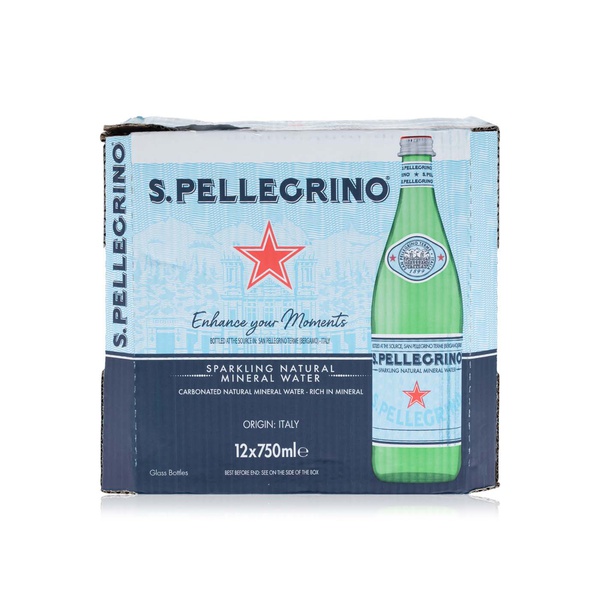 San Pellegrino sparkling water 750ml x12