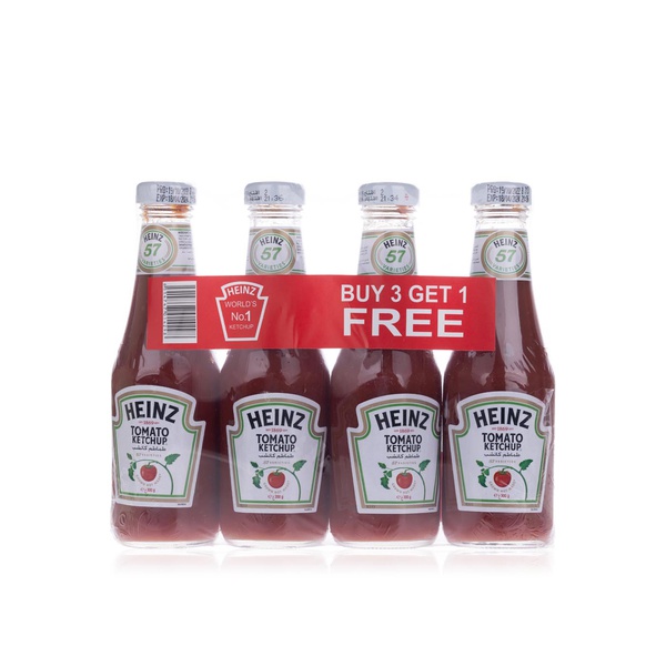 Buy Heinz tomato ketchup 300g x 4 in UAE