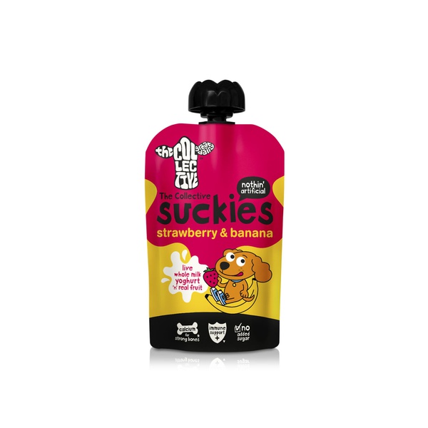 The Collective Suckies Strawberry and Banana No Added Sugar 90g