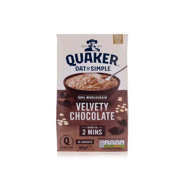 Quaker Oat So Simple Velvety Chocolate Porridge 365g