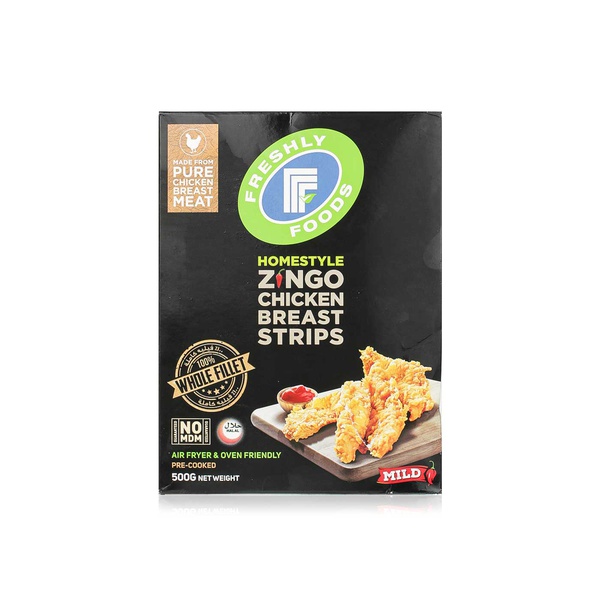Freshly Foods Frozen Zingo Chicken Strips 500G