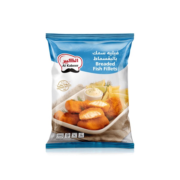 Al Kabeer Breaded Fish Fillets 1kg
