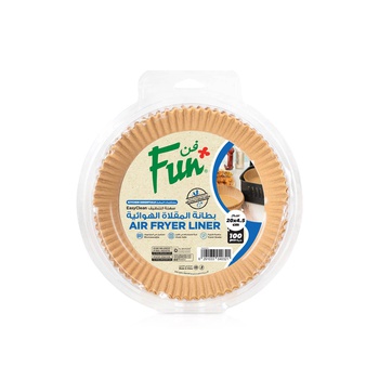 Fun Air Fryer Liners Round 20x4.5cm x 100