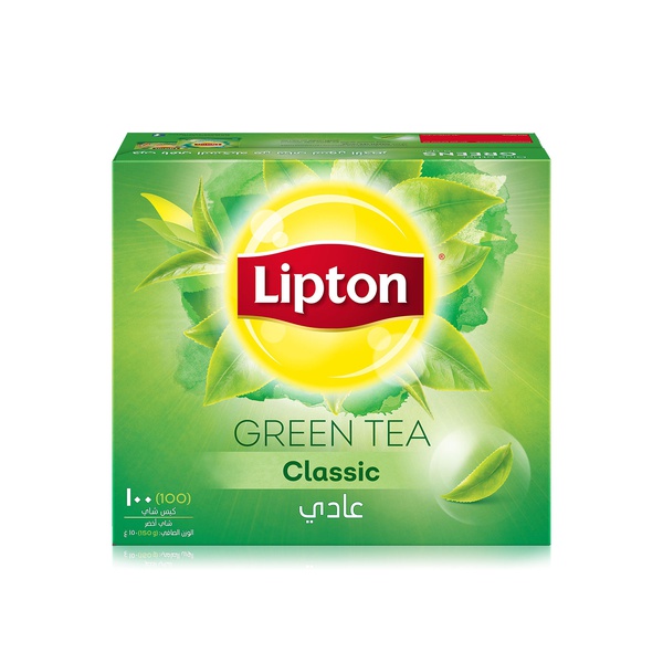 Lipton green tea bags 100s 150g - Spinneys UAE