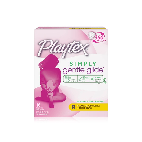 Playtex Simply Gentle Glide Tampons Super 18 Pack