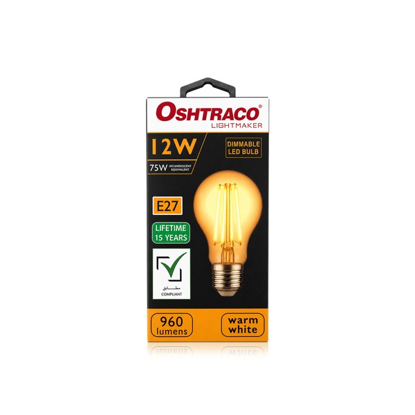 Oshtraco Lightmaker 12W Dimmable LED Bulb Warm White E27