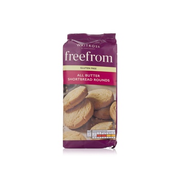 Waitrose Free From Gluten Free All Butter Shortbread Rounds 150g