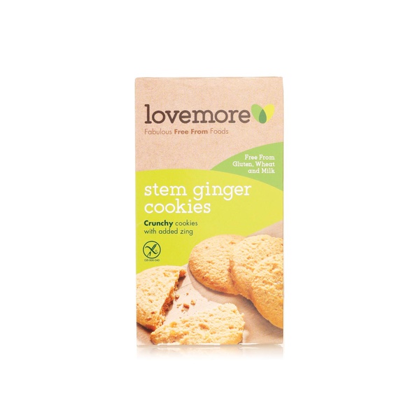 Buy Lovemore stem ginger cookies 150g in UAE