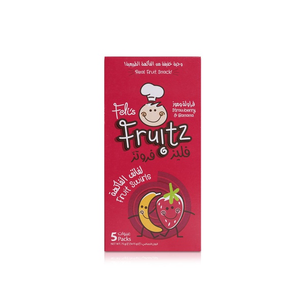Felis Fruitz Strawberry Banana Swirls x 5 75g