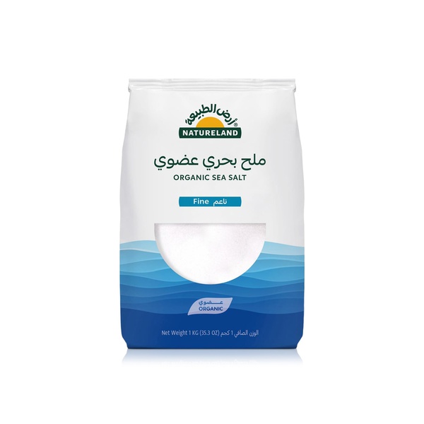 Natureland Organic Fine Sea Salt 1kg