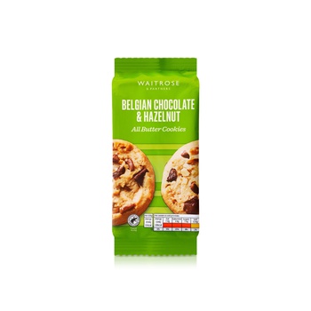 Waitrose Belgian Chocolate and Hazelnut All Butter Cookies 200g