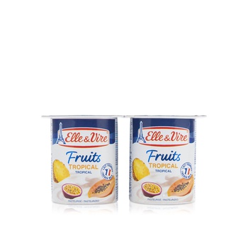 Elle & Vire Tropical Fruit Yogurt 125g