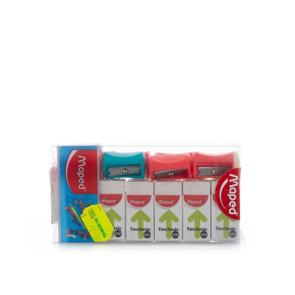 Maped Technic 600 Erases + 2 Sharpeners