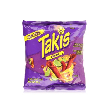 Takis Fuego Tortilla Chips Hot Chilli Pepper & Lime 28g