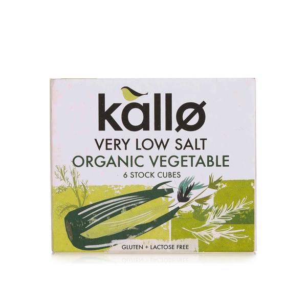 اشتري Kallo low salt organic vegetable stock cubes 60g في الامارات