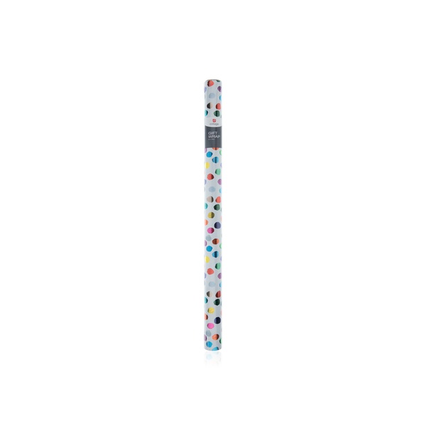 Uk Greetings Vivid Spots Wrapping Paper Roll 2m