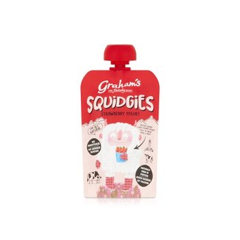 Graham's Squidgies Strawberry Yogurt 100g