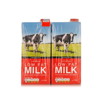 Spinneysfood Low Fat Milk 4 x 1 litre