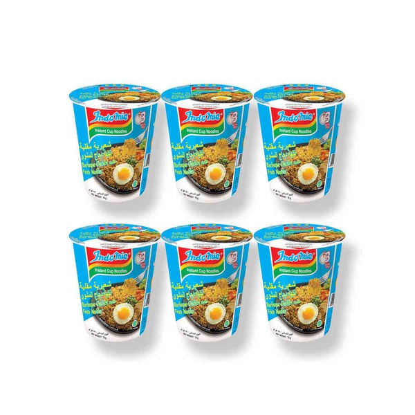 Indomie BBQ Chicken Cup Noodles 6 x 75g
