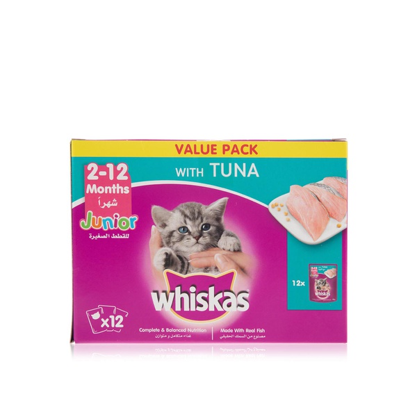 Whiskas Junior Tuna Wet Kitten Food 80g x 12s